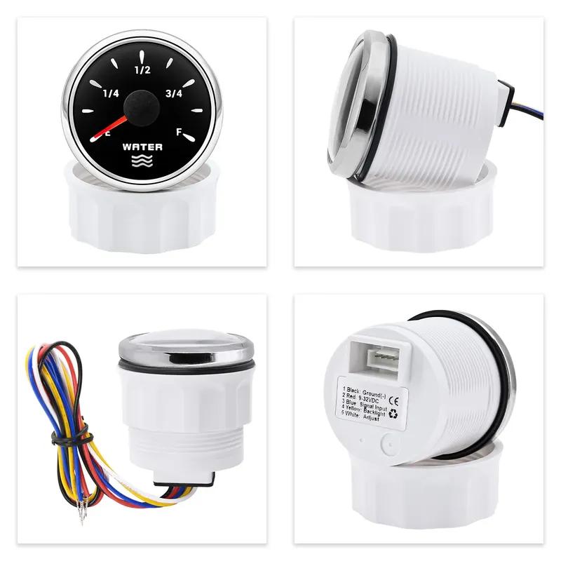 100mm-500mm Car Water Level Gauge Sensor+Water Level Indicator 7 Colors 0-190ohm Water Level Meter Digital Pointer Gauge