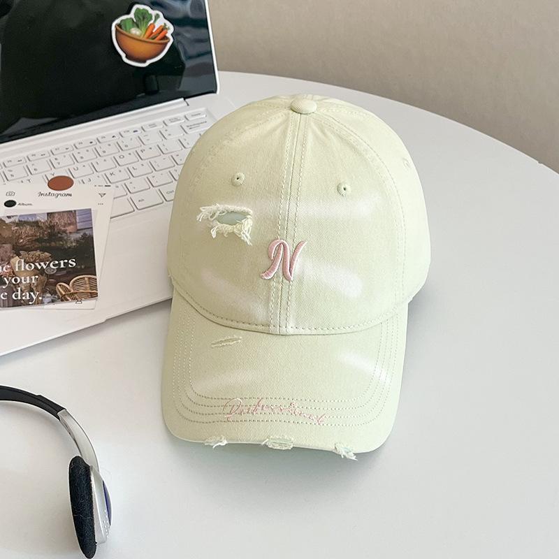 American Retro Washed Letter Spring And Summer Baseball Cap Female Fashion Versatile Comfortable Cap Male