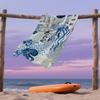 Oceanic Collage Oversized Microfiber Beach Towel Sand Proof Quick Dry, Absorbent for Swimming Pool Travel Camping