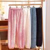 Warm Fleece-Lined Winter Sleep Pants - Warm Casual Trousers Home Pajama Pants Casual Long Trousers for Women