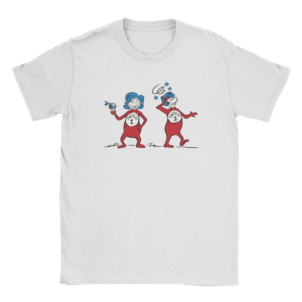 Dr Seuss Thing 1 Thing 2 Buddies reading day Tee Shirt for Unisex Women Printed T Shirts 100 Cotton Clothing