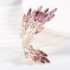 Elegant Anti-Gloss Gradient Swan Brooch Corsage Women's Commuter Jack Accessory Diamond Rhinestone Plating for Wedding Gifts