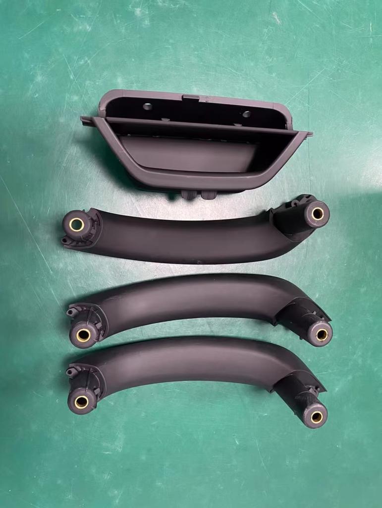 4-TEILIGES SET Beige Schwarz Kohlefaser Innen Türgriff Zierabdeckung 51419209216 für BMW X3 X4 F25 F26 2010-2017