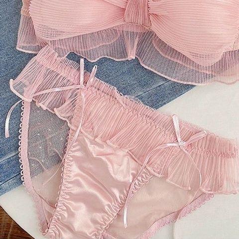 Japanese sweet underwear women's small breasts gather without steel rings to close secondary breasts to prevent sagging pure desire girl style bra