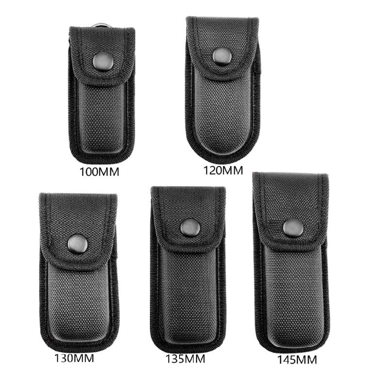 Work Belt Sheath Pouch in Nylon with Button Flap Closure for Hiking, Camping, Fishing and Daily Utility Carry Use
