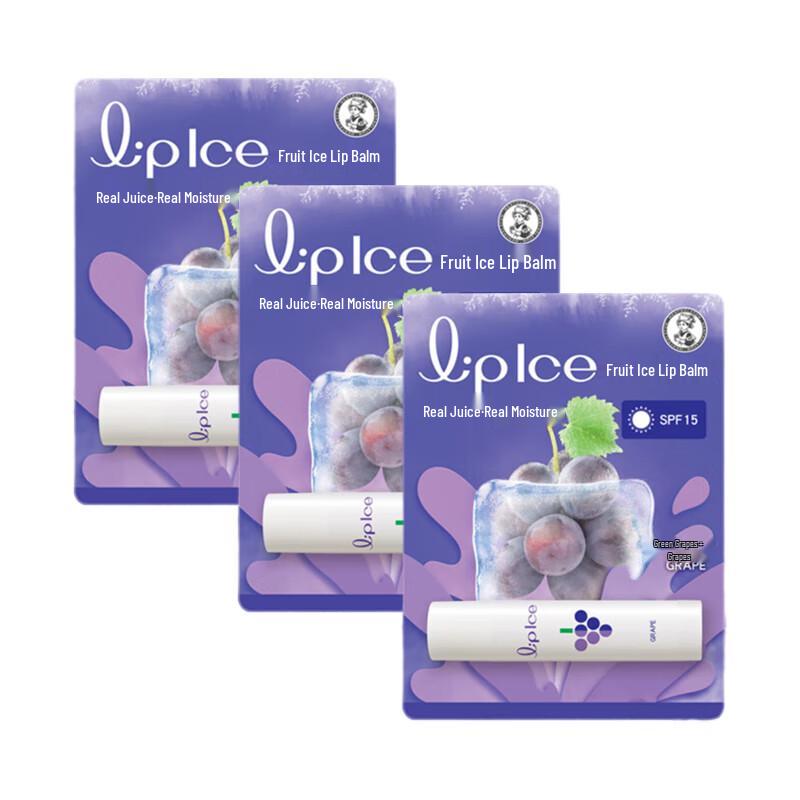 

Mentholatum Fruit Ice Green Grape Lip Balm 3-Pack