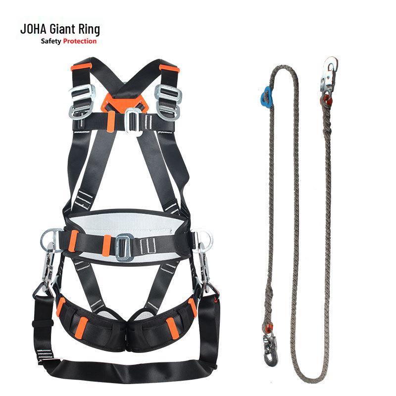 Five-Point Full Body Fall Protection Safety Harness for Electricians