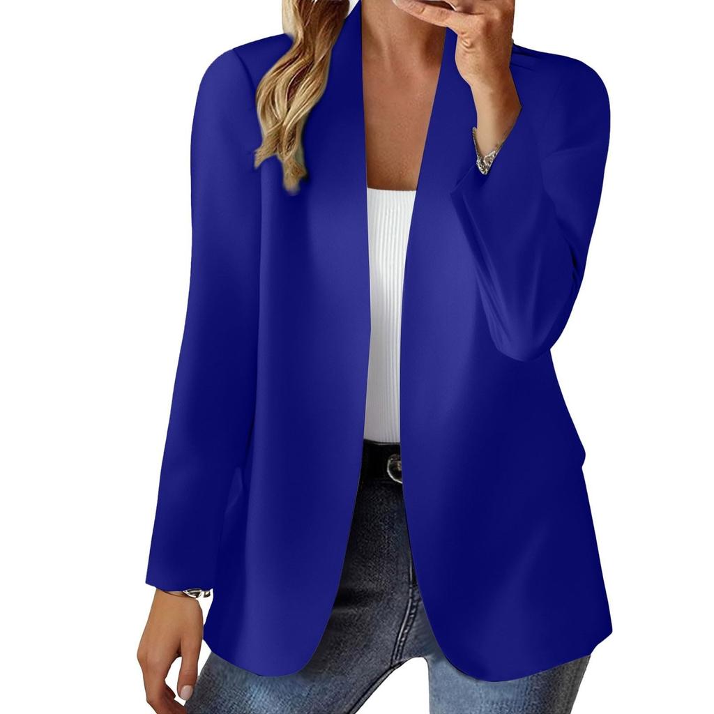 Women's  Fashion  Long Sleeve Open Front  Business Casual Cardigan, Fashion Jacket,