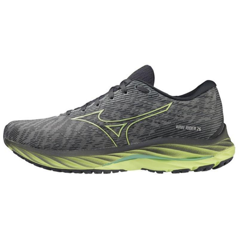 

Mizuno Wave Rider 26 Grey Volt Green Sneakers J1GC220310 42.5