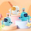 Kids Automatic Drawing Robot Toy with 100 Cards Interactive Educational Painting Robot Learning Toy Teaching Aid Toddlers Boys Girls Gift