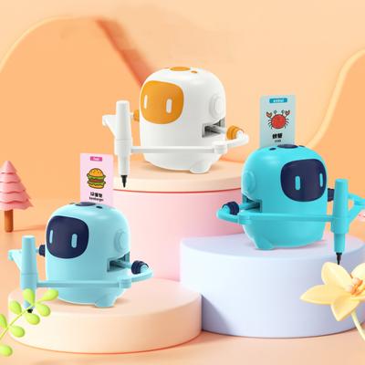 Yousheng Kids Automatic Drawing Robot Toy with 100 Cards Interactive Educational Painting Robot Learning Toy Teaching Aid Toddlers Boys Girls Gift