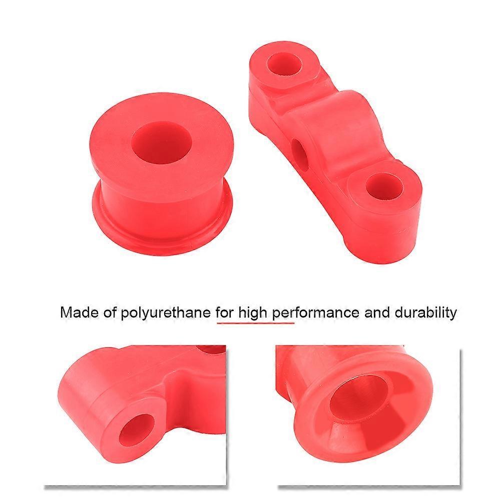 2 Stück Rotes Polyurethan Auto Schalthebel Buchsen Kit Für Honda Civic 84-87 Acura Integra 94-01