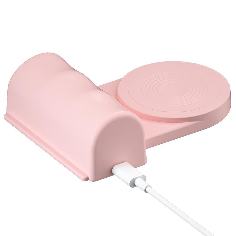 Magnetic Bluetooth Selfie Stick & Wireless Charger: 3-in-1 Multifunctional Desktop Stand