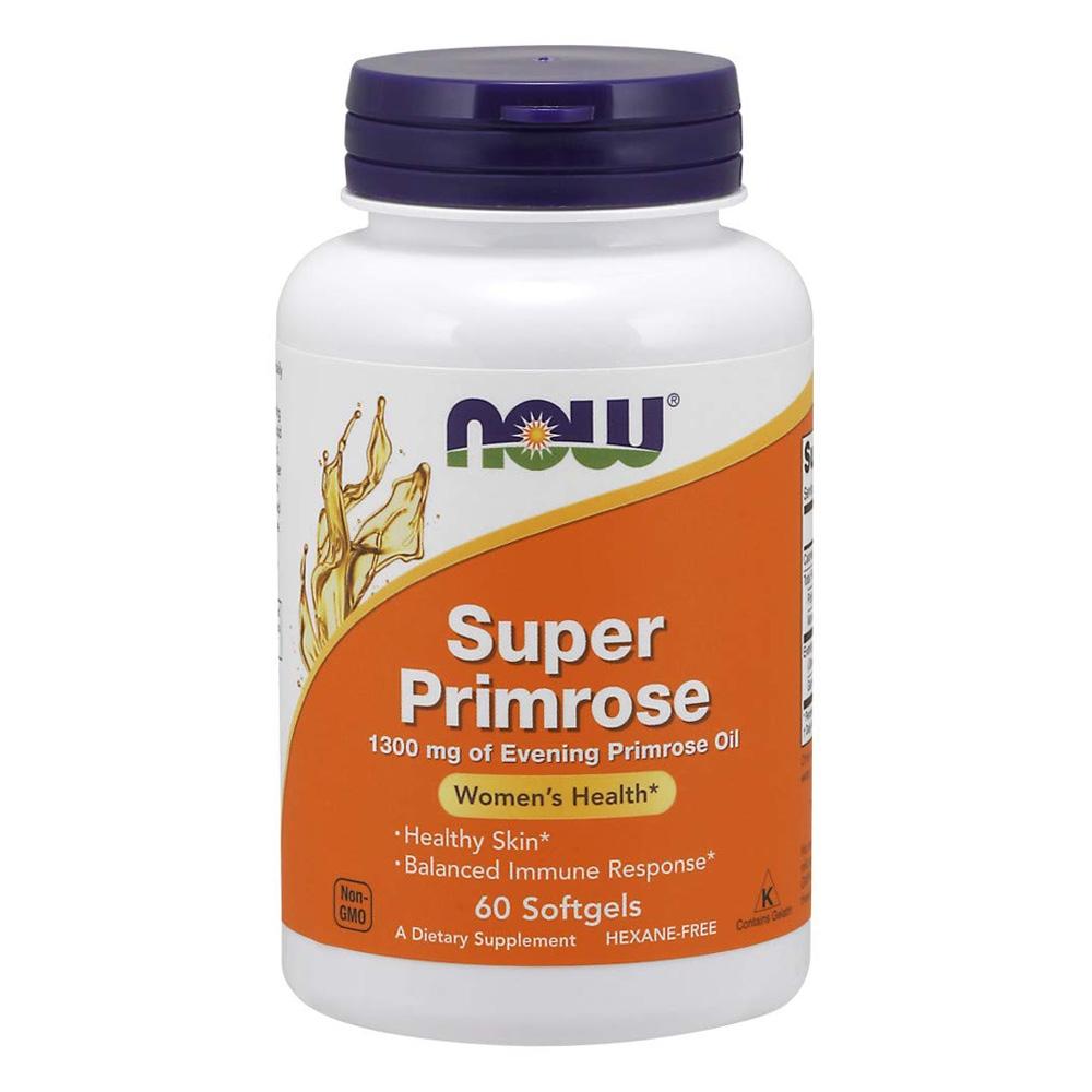 

Super Primrose 1300 mg of Evening Primrose Oil Womens Health, 60 Softgels