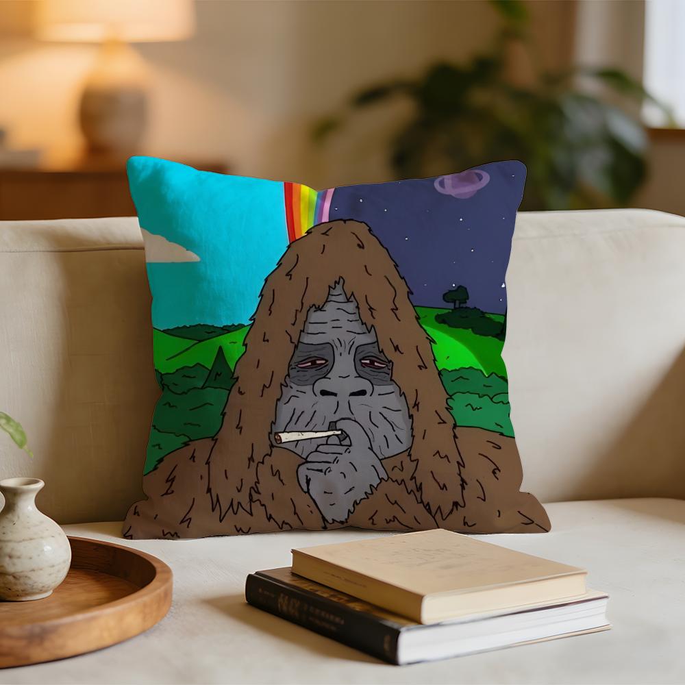

Quirky The Big Lez Show Cushion Cover Short plush pillowcase for bed sofa carwashable 30x30cm