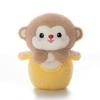 Banana Cute Cartoon Monkey Plush Toy Keychain Pendant Backpack Accessories