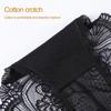 Transparent Breathable Women's Mesh Panties Bow Edge Body Sculpting