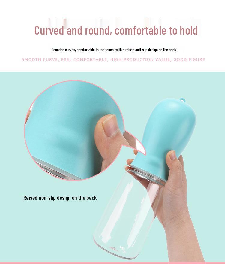Portable Dog Water Bottle: Outdoor Travel Cup for Walking and Hydration.