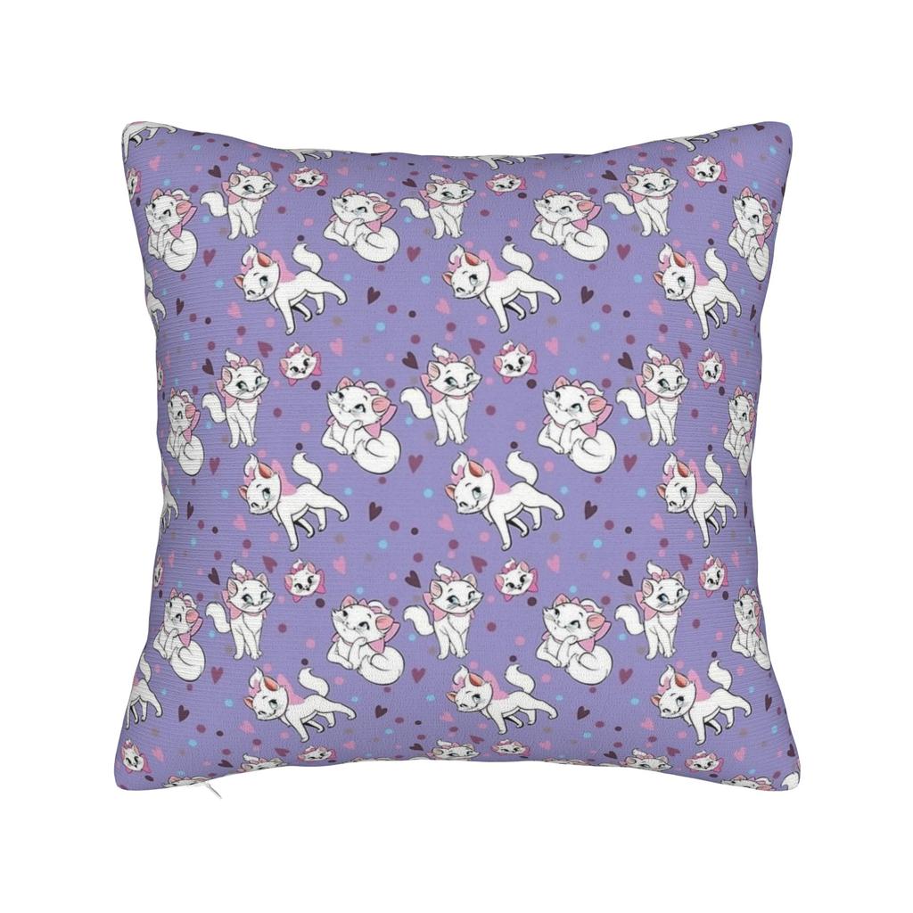 Marie Katze Kissenbezug Polyester Kissenhülle Deko Niedliche Cartoon Katze Sofakissenbezug Zuhause Großhandel 40x40cm