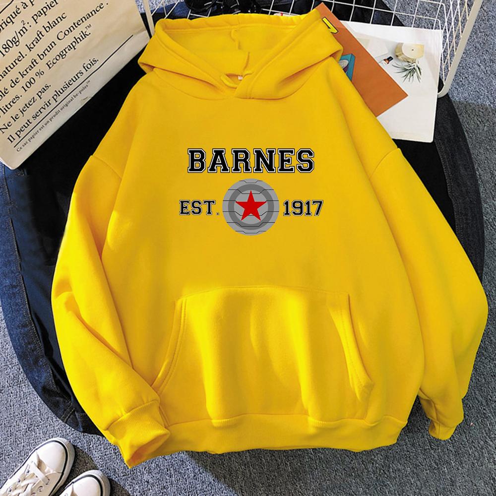 Hoodies Sweatshirts Vintage Winter Barnes 1917 Letter Print Hoody Women Kawaii Clothes Hip Hop Casual Unisex Streetwear Itself Tops