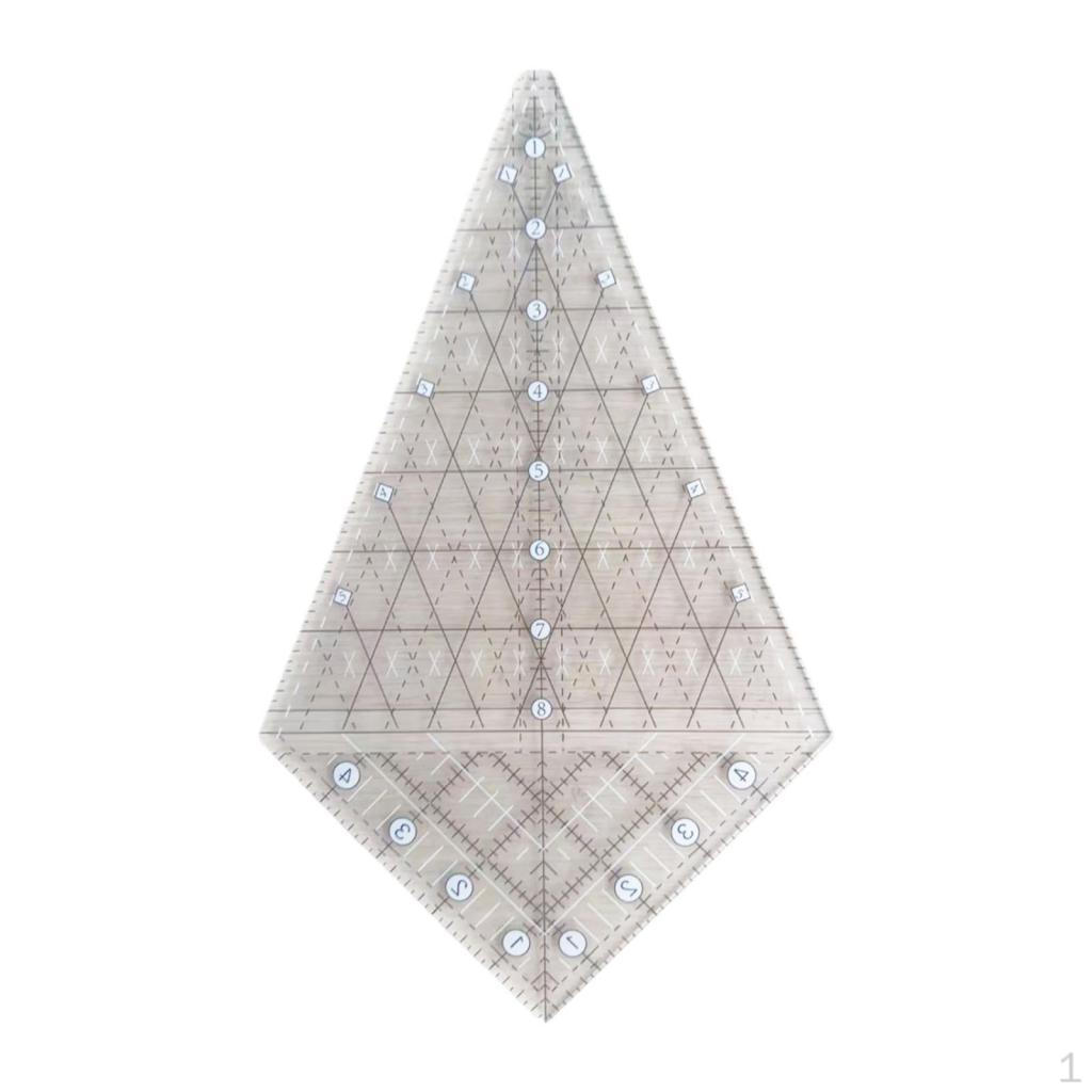 Акриловая линейка-шаблон для квилтинга, аксессуары для пэчворка, точность, простая, однотонная, многофункциональная M