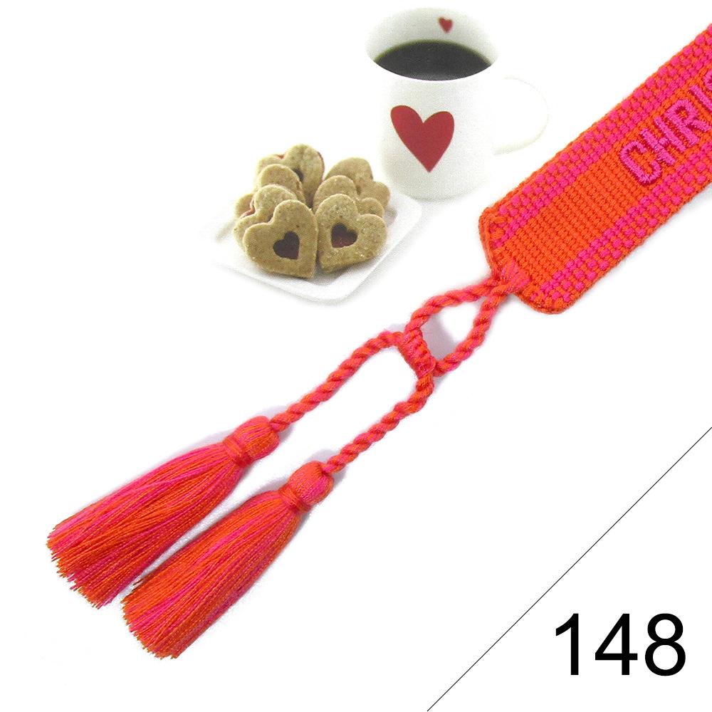 Custom Bohemian Embroidered Bracelet with Tassel and Woven Rope - Handmade Jewelry for Couples and Women