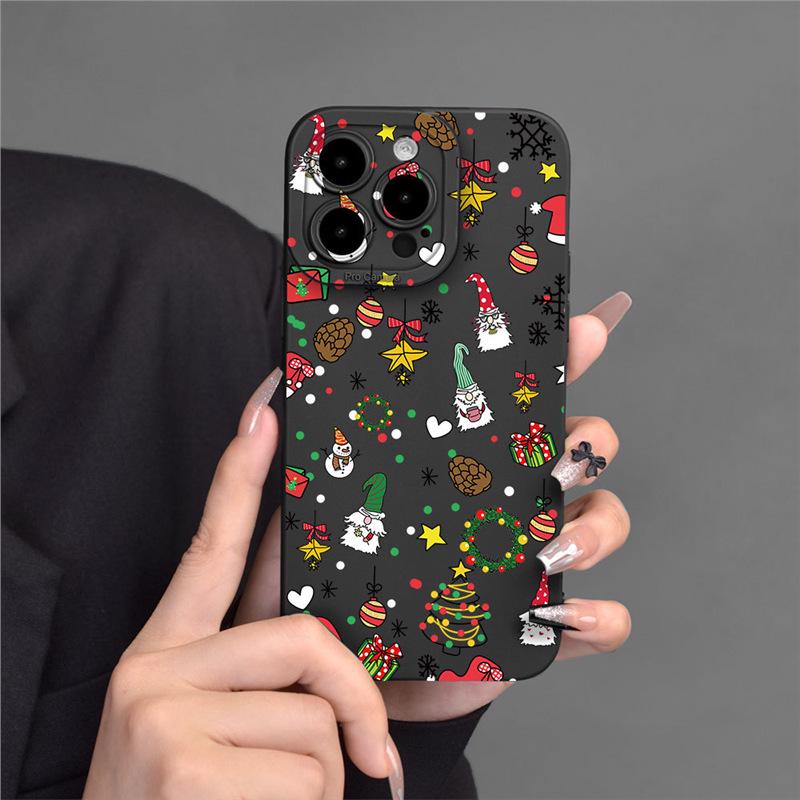 

Exclusive Christmas Style Wear-Resistant Drop-Proof Case for Apple iPhone 15/16, 13 Pro Max, 11 iPhone 16