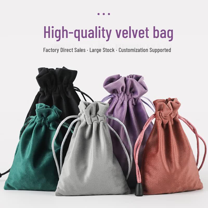

YouTuozhe Premium Velvet Drawstring Bags (Mixed Sizes)