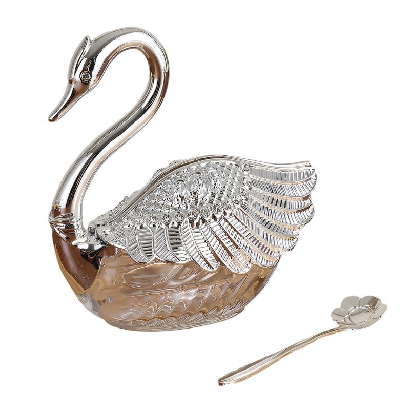 Multipurpose Animal Shaped Sugar Container Condiment Holder Sugar Jar Seasoning Dispenser With Measuring Spoon