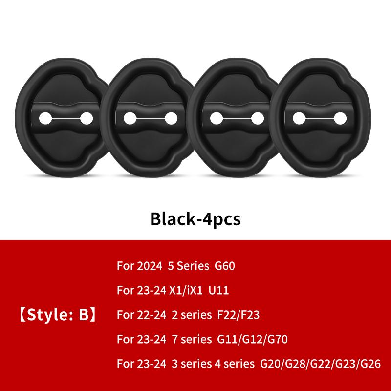 2025 Hot Car Door Lock Cover Anti-Rust Door Case Sticker Tools Accessories For BMW 1 3 5 Series X1 X4 X5 X7 G20 G38 F20 F39 F48