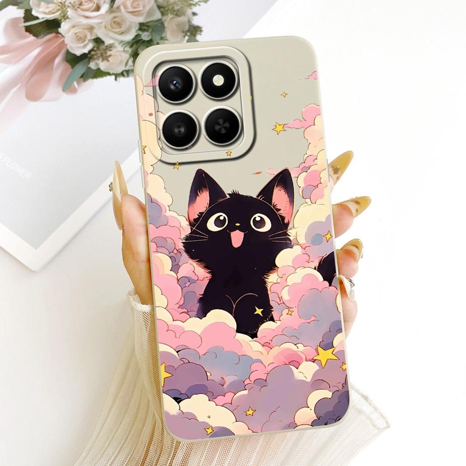Etui For Honor 400 Smart 5G LGN-NX1 Urocze Śmieszne Kreskówkowe Pokrowiec Odporne na Wstrząsy Etui na Telefon Dla Honor X7d 4G HonorX7d 5G Miękkie Pokrowce Torby