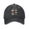 Vintage Things I Do In My Spare Time Go Fishing Baseball Caps Unisex Distressed Cotton Snapback Hat Outdoor All Seasons Hats Cap