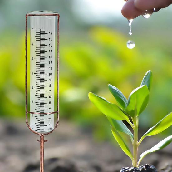 8,3 ιντσών πλαστικός μετρητής βροχής αντικατάστασης σωλήνας ανθεκτικός στο πάγωμα Διαφανείς εξωτερικοί μετρητές βροχής Καθαρής κλίμακας σωλήνας βροχής