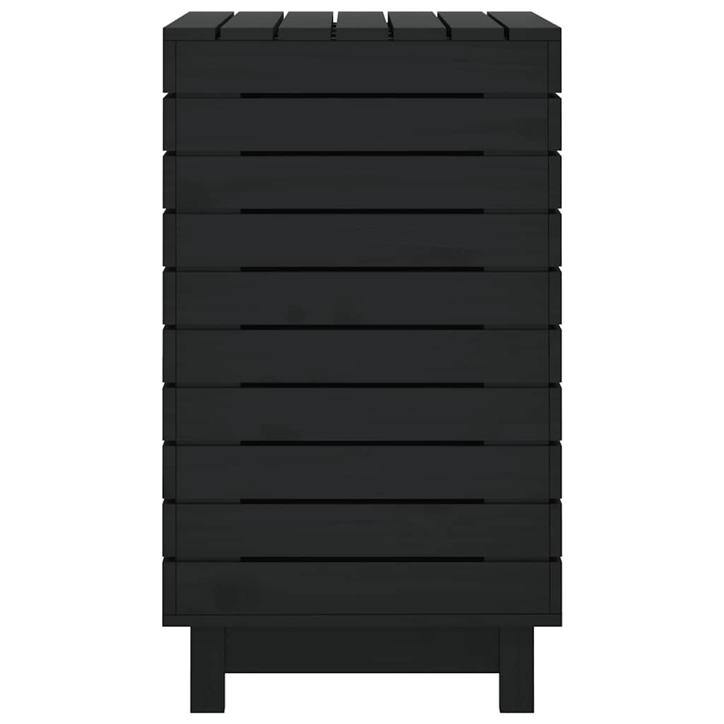Vidaxl Kosz Na Pranie, 88,5X44X76 Cm, Lite Drewno Sosnowe