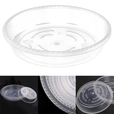 Pratos para Plantas Cor Transparente 12 Polegadas 8 Polegadas Plástico