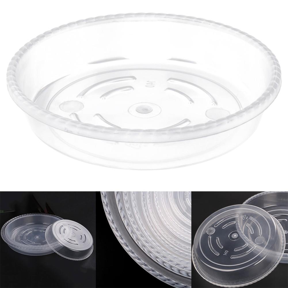 Transparent Color Plant Saucers 12 Inches 8 Inches Plastic