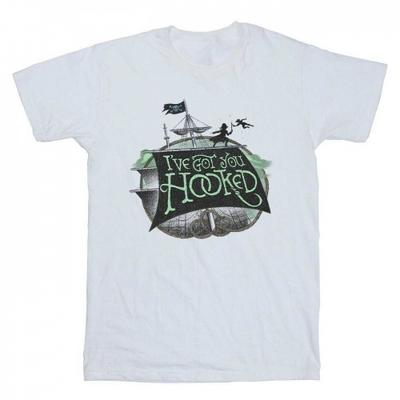 Peter Pan And Wendy Mens Got You Hooked Pirate Ship Cotton T-Shirt