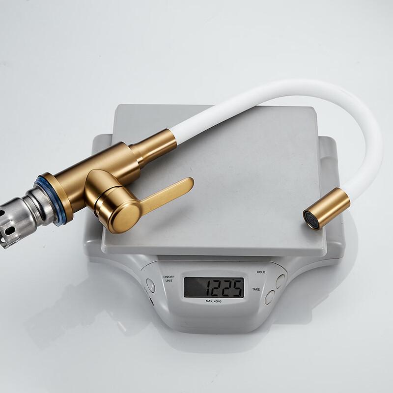 Zhuchuang Jingpin Universal Stainless Steel Faucet with Silicone Hose and Grohe Handle