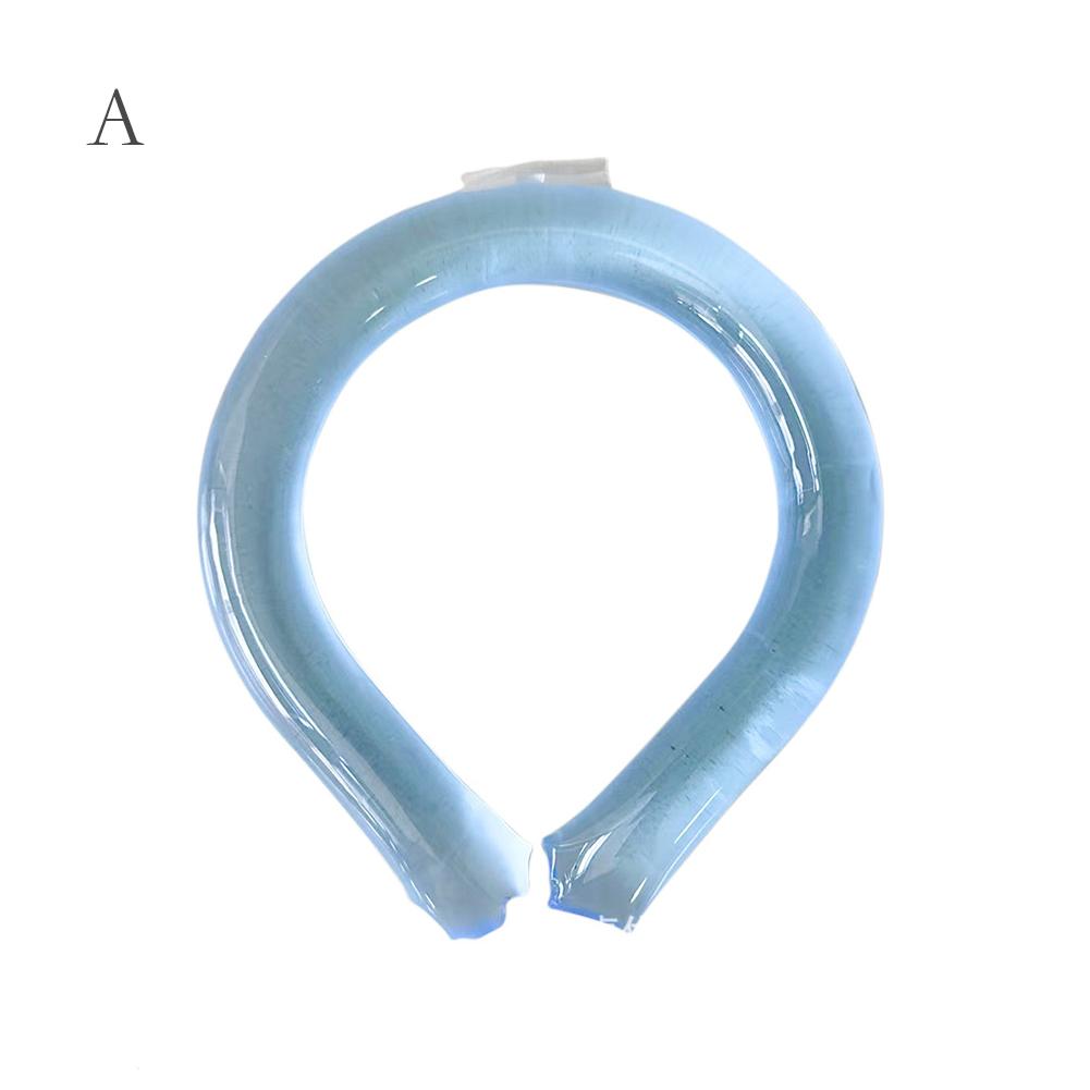 

Neck Cooling Ring Reusable Neck Cooling Wraps Wearable Cooling Neck Tube 18 Degrees Celsius Freezing Ergonomic Outdoor Tools