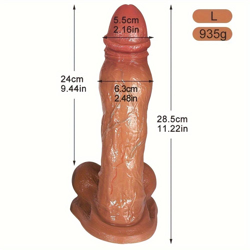 Luxurious Realistic Dildo Soft Liquid Silicone Rubber Ribbed Simulation Dildo for Women,Bulky Female Sex Toy with Lifelike Texture and Veins