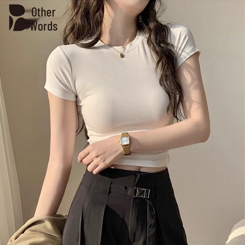

Women s Slim Fit Short Sleeve Round Neck T-shirt XL