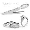 Portable Stainless Steel Multi Functional Tweezer with 10X Magnifier Magnifying Glass
