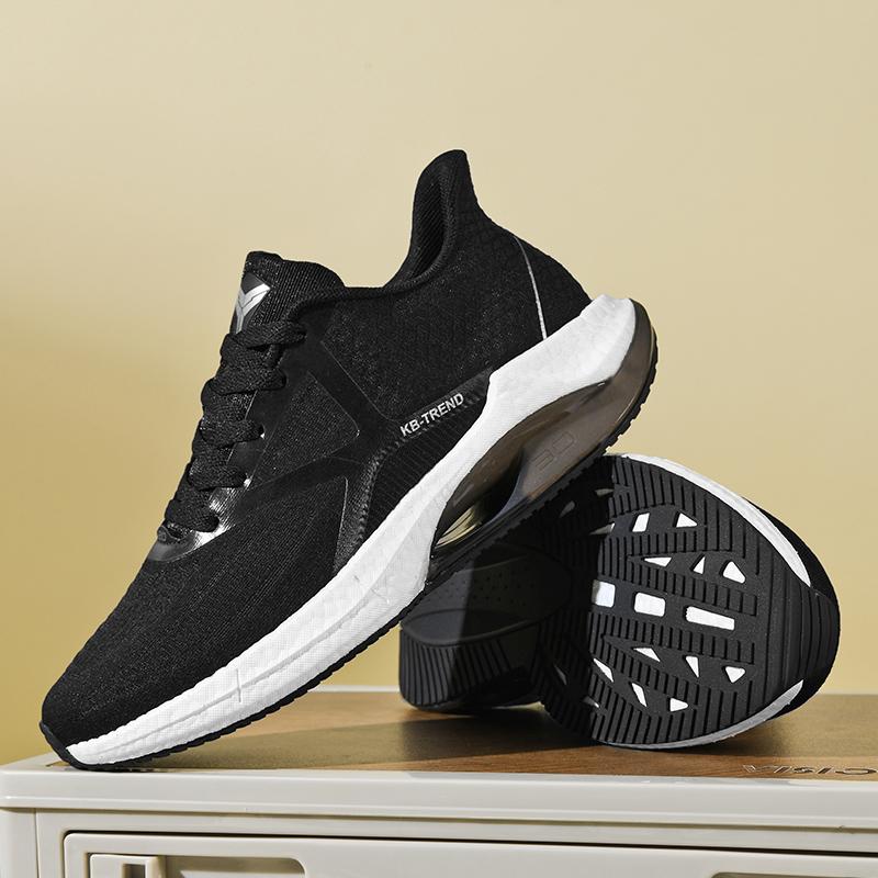 

High Quality Men Women Running Shoes Simple Hot Sales Cushioning Anti Slip Training Shoes Trendy Ultra Light Fitness Tennis Shoe 36 чёрный