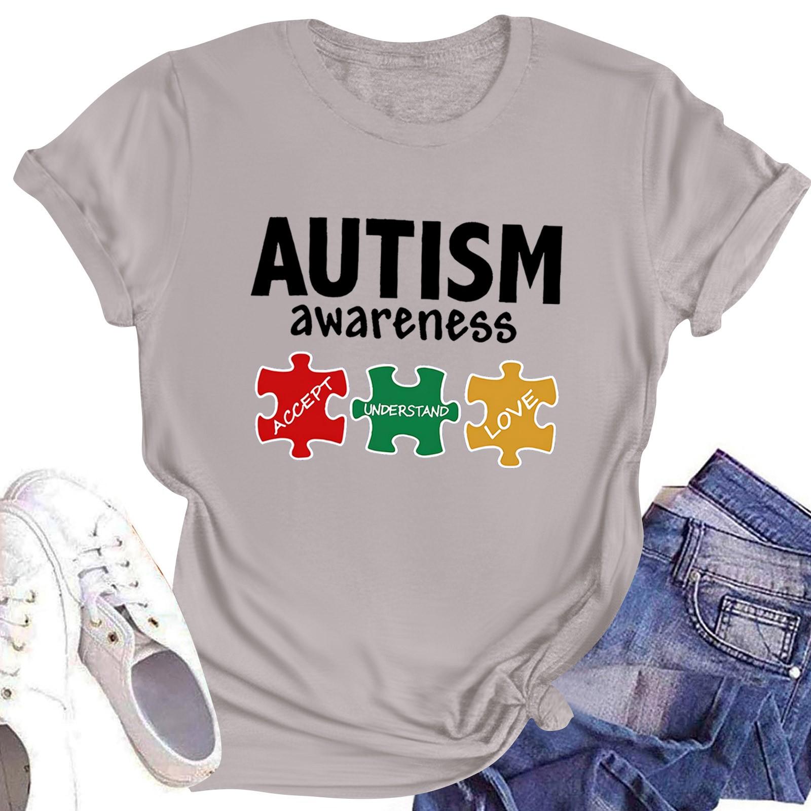 

Жіноча повсякденна повсякденна футболка з круглим вирізом і короткими рукавами з принтом XXXL