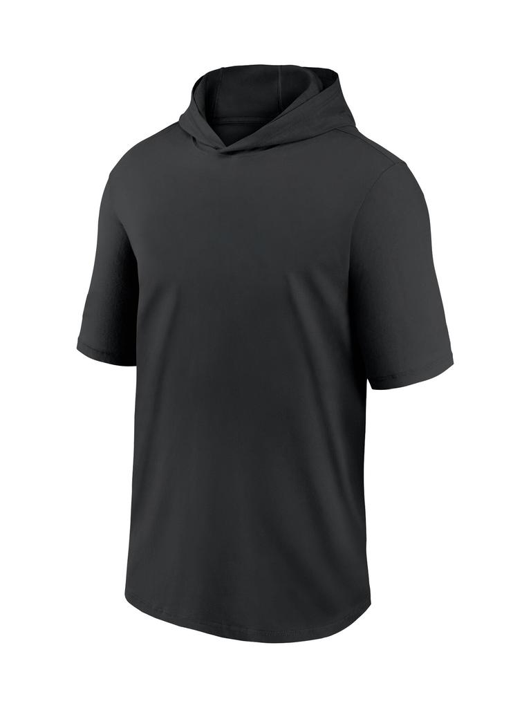 European size quick-drying hooded T-shirt outdoor leisure sports loose short-sleeved t-shirt