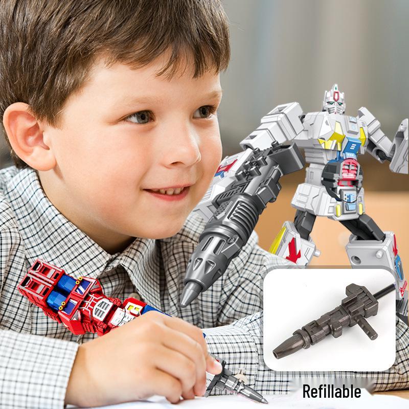 Transforming Robot Ballpoint Pen - Creative Toy Gift for Kids