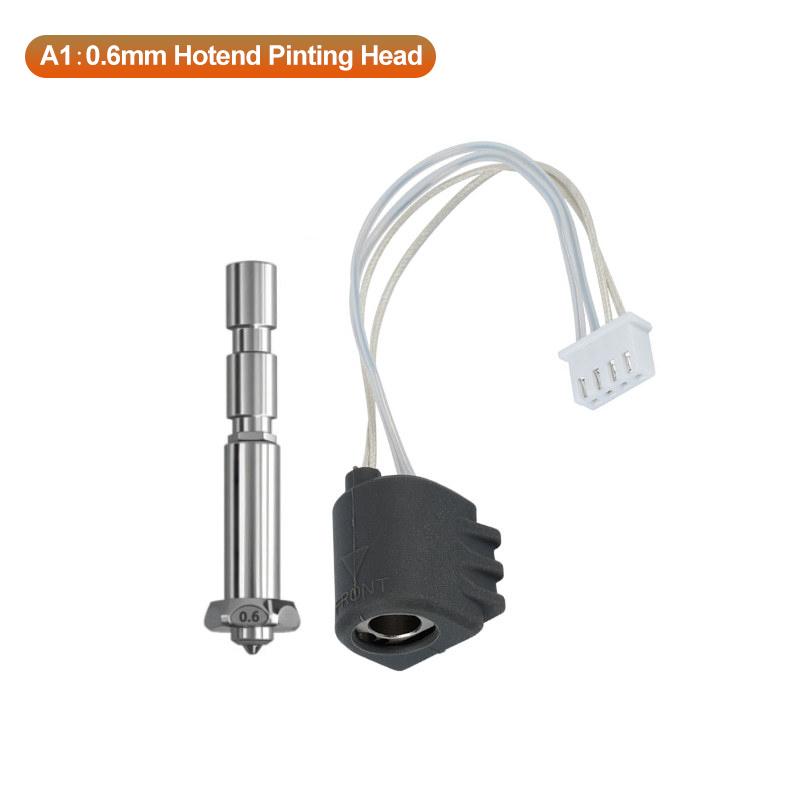 1 Zestaw Akcesoriów DIY Dla Anycubic Kobra 3 Max Dysza Hotend Kobra 3 Max Combo Szybka Wymiana Dyszy Stal Hartowana 0,6/0,8Mm