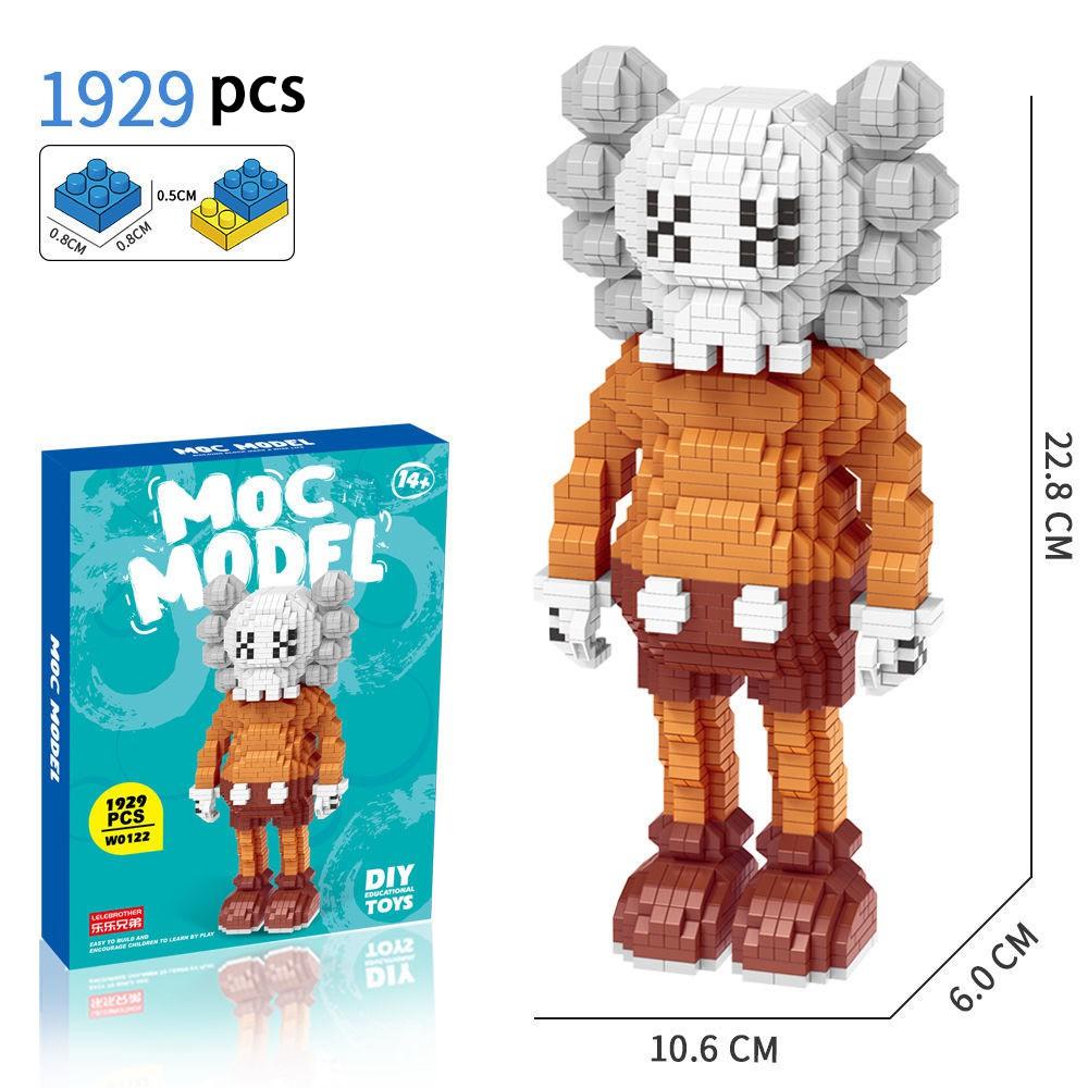[Spot] micro diamond building blocks small particles assembled adult three-dimensional high difficulty cartoon model birthday gift toy set
