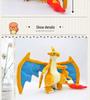 23cm Charizard XY Blue Yellow Plush Doll