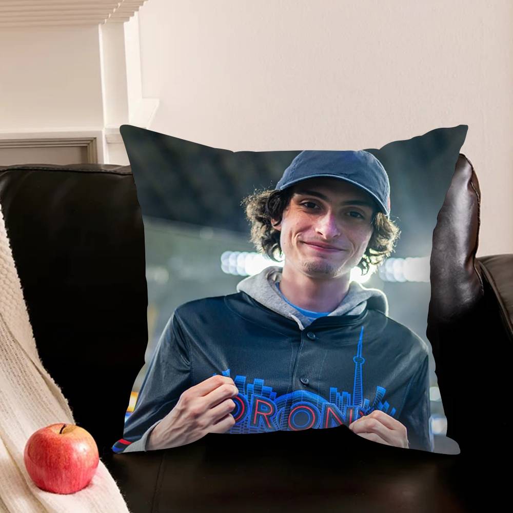Finns-N Young Actor W-Wolfhard Pillowcase For Sofa Room Office Decor Printing Protector Cushion Cover Valentine Gift Custom